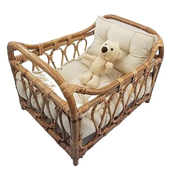 Amazon.co.jp: ニューボーンフォト ラタン バスケット 赤ちゃん